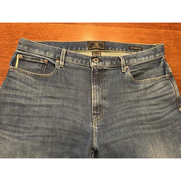36 X 32 Flint And Tinder Straight Fit Blue Jeans - Picture 1 of 14